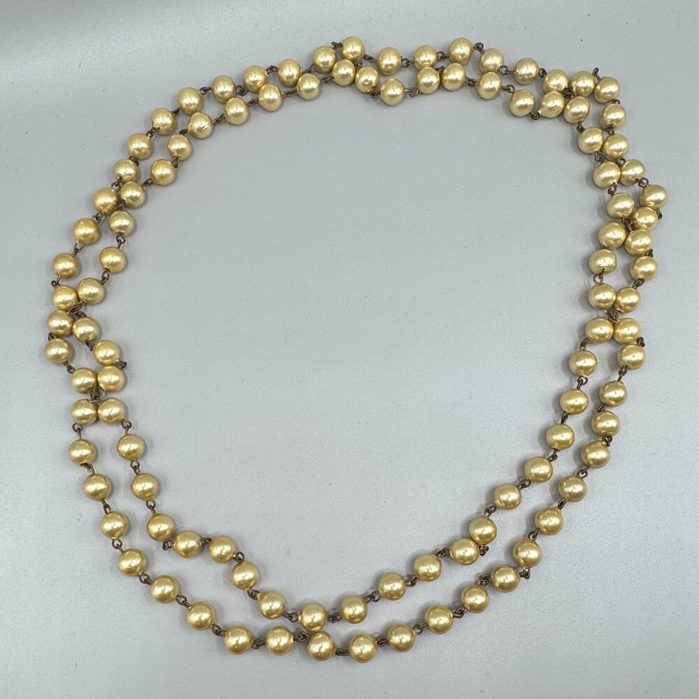 VintageFaux Pearl Lot, Pearl Studded Hair Comb, Necklace, M Vellano Earrings NWT - Picture 9 of 12